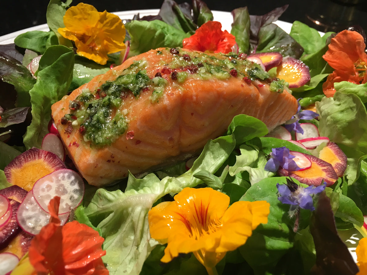 Wood-fired Vegetable and Grilled Salmon Intensive